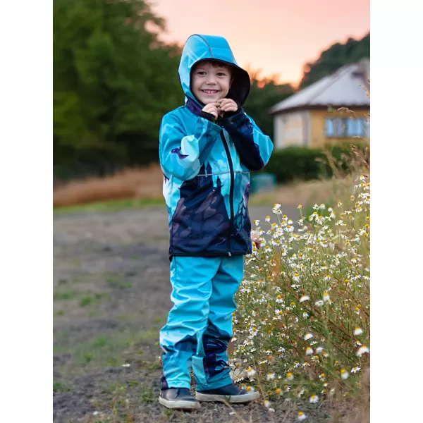  Бебешкото яке Softshell WAMU DRAGON FANTASY СИНЬО 