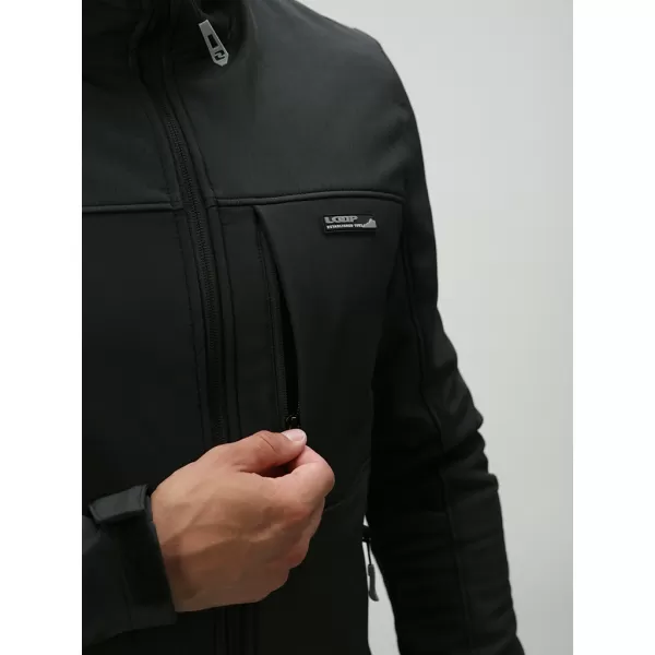  Мъжко софтшел яке LOAP LUPRON OLM2307 ТЪМНО СИВО 