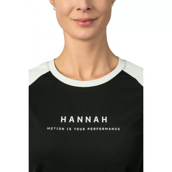  Дамска тениска с дълъг ръкав HANNAH PRIM АНТРАЦИТ/ЗОРНО СИНЬО 