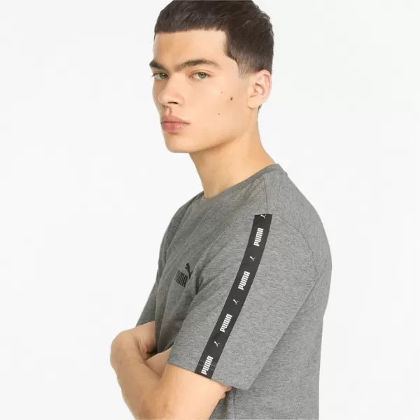  Мъжка тениска PUMA ESS+ TAPE TEE 847382-03 СИВО 