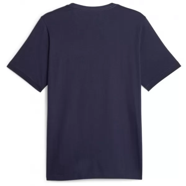  Мъжка тениска PUMA ESS+ 2 COL LOGO TEE 586759-07 СИНЬО 