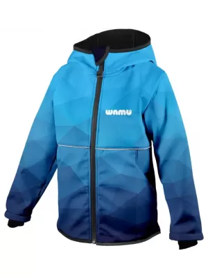 Бебешкото яке Softshell WAMU MOZAIKA СИНЬО