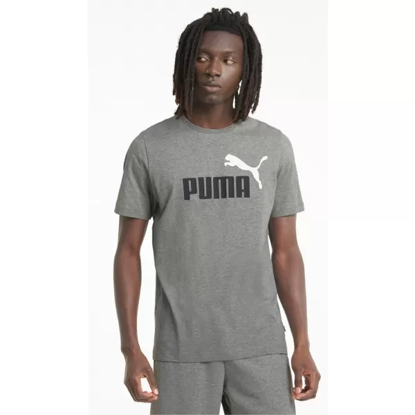  Мъжка тениска PUMA ESS+ 2 COL LOGO TEE 586759-03 СИВО 
