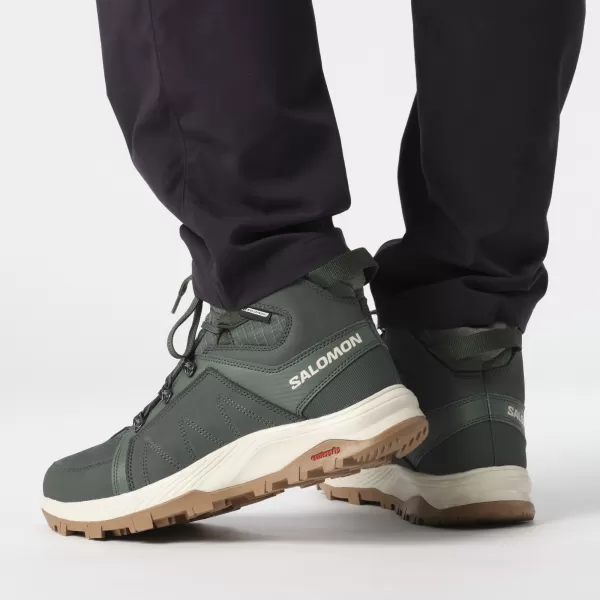  Мъжки зимни боти SALOMON OUTCHILL TS CSWP L47328100 ГРАДСКИ ШИК/БАДЕМОВО МЛЯКО/ФАНТОМ 