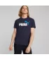 Мъжка тениска PUMA ESS+ 2 COL LOGO TEE 586759-07 СИНЬО
