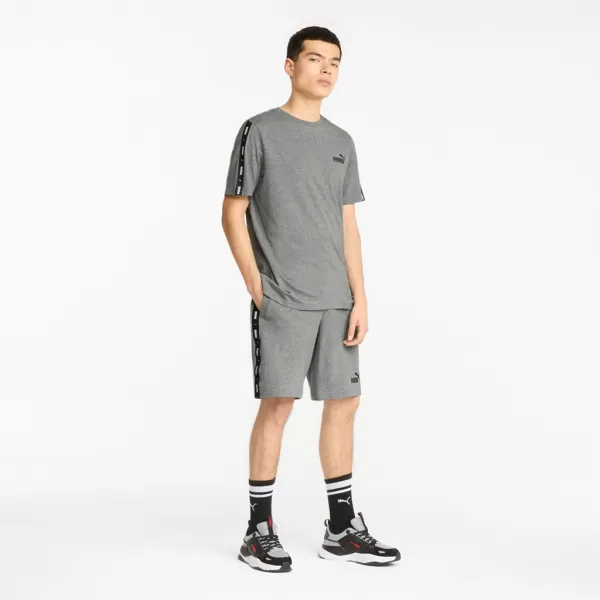  Мъжка тениска PUMA ESS+ TAPE TEE 847382-03 СИВО 