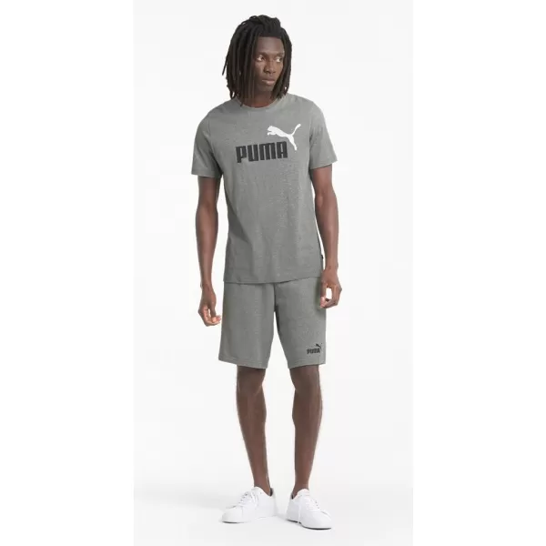  Мъжка тениска PUMA ESS+ 2 COL LOGO TEE 586759-03 СИВО 