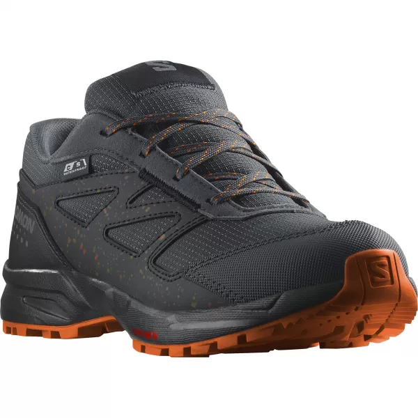  Детски обувки SALOMON OUTWAY CSWP JUNIOR L47282800 АБАНОС/ЧЕРНО/ШОКИРАЩО ОРАНЖЕВО 