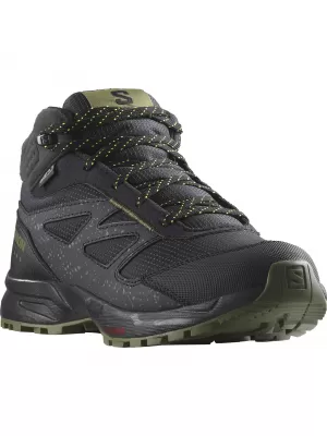 Детски обувки SALOMON OUTWAY MID CSWP JUNIOR L47283500 ФАНТОМ/ЧЕРНО/БЕЗОПАСНО ЖЪЛТО