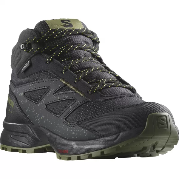  Детски обувки SALOMON OUTWAY MID CSWP JUNIOR L47283500 ФАНТОМ/ЧЕРНО/БЕЗОПАСНО ЖЪЛТО 