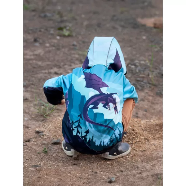  Бебешкото яке Softshell WAMU DRAGON FANTASY СИНЬО 