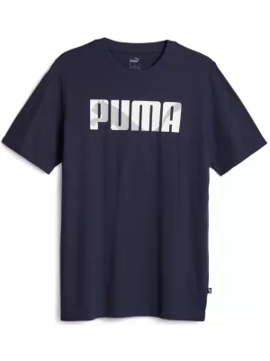 Мъжка тениска PUMA GRAPHICS WORDING TEE 677185-06 СИНЬО