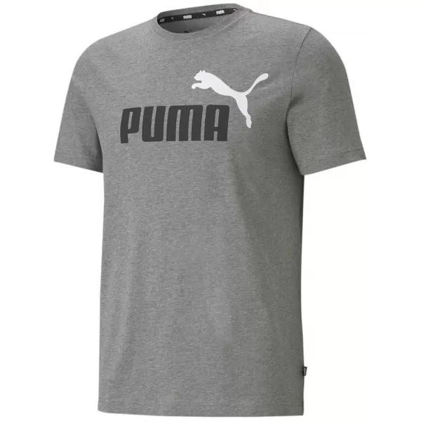  Мъжка тениска PUMA ESS+ 2 COL LOGO TEE 586759-03 СИВО 