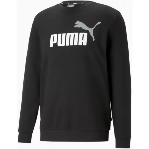  Мъжки суичър PUMA ESS+ 2 COL BIG LOGO CREW 586763-61 ЧЕРЕН 