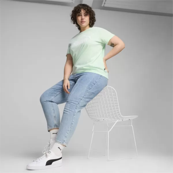  Дамска тениска PUMA ESS LOGO TEE 586775-90 ЗЕЛЕНО 