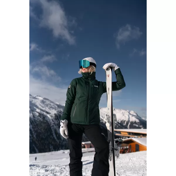  Дамско ски яке NORDBLANC ZENITH NBWJL7929 ТЪМНО ЗЕЛЕНО 