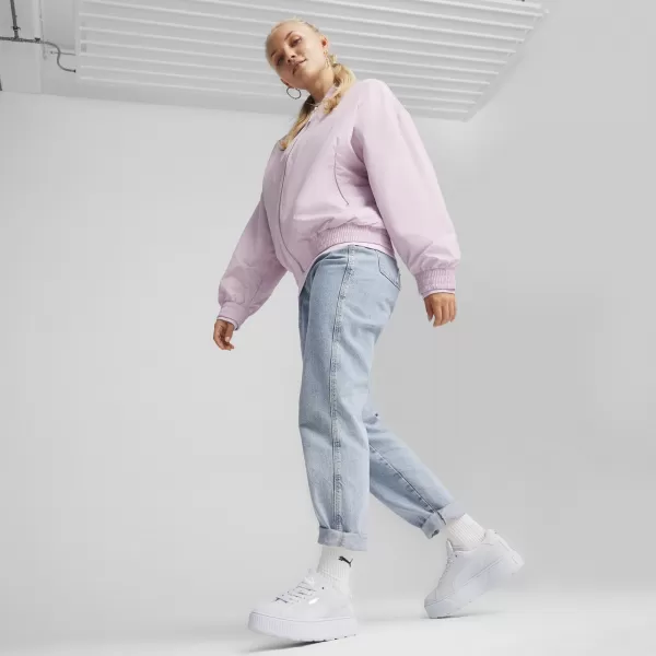  Дамско яке PUMA STYLE JACKET 623687-60 ЛИЛАВО 