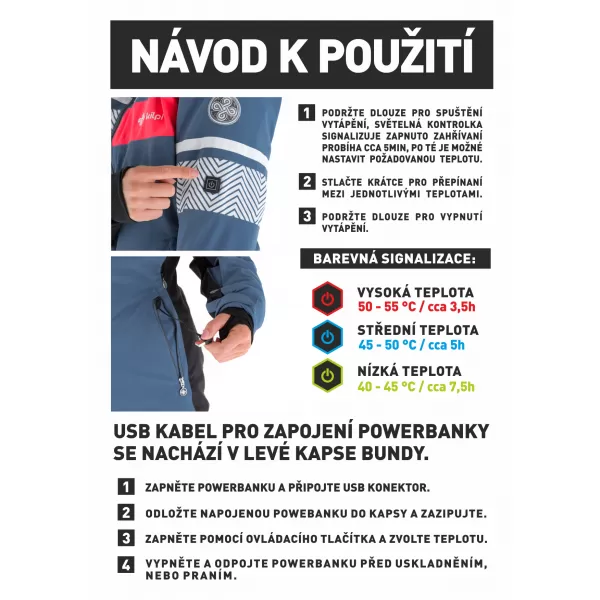  Дамско ски яке KILPI EMILIN-W UL0110KI ЧЕРЕН 