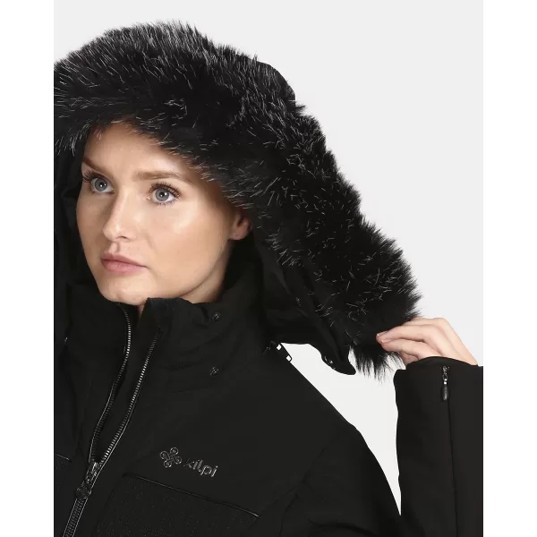  Дамско ски яке KILPI EMILIN-W UL0110KI ЧЕРЕН 