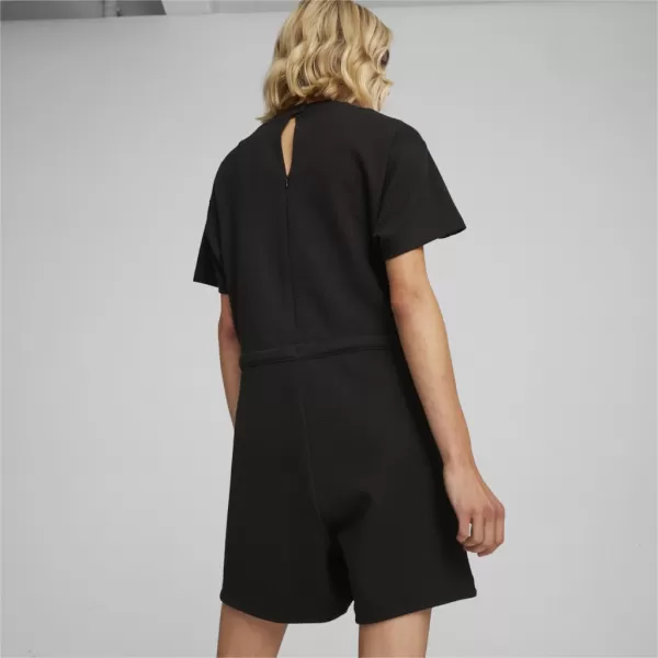  Дамски гащеризон PUMA HER SHORT JUMPSUIT 677891-01 ЧЕРЕН 