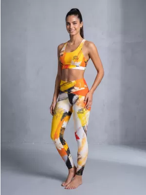 Дамски дълъг премиум клин ALTISPORT VOJ/ALW019LEG01 ОРАНЖЕВО