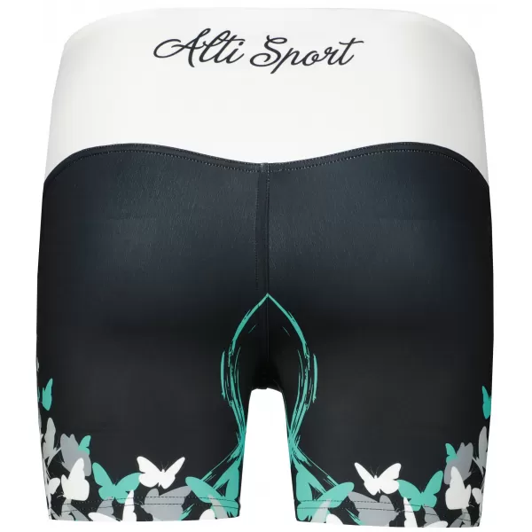  Дамски къс премиум клин ALTISPORT VOJ/ALW022LEG03 ЧЕРЕН/ТЮРКОАЗ 