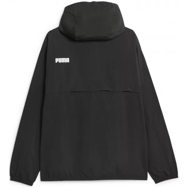  Мъжка ветровка PUMA HOODED WINDBREAKER 675387-01 ЧЕРЕН 