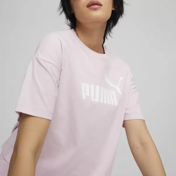  Дамска тениска PUMA ESS CROPPED LOGO TEE 586866-60 ЛИЛАВО 
