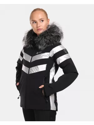 Дамско ски яке KILPI LTD ASTER-W UL0141KI ЧЕРЕН