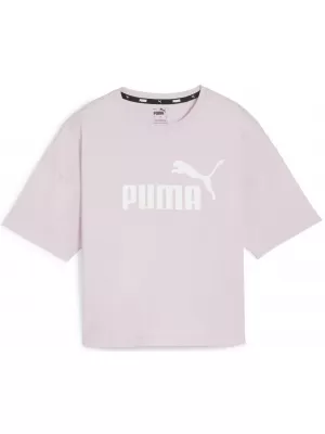Дамска тениска PUMA ESS CROPPED LOGO TEE 586866-60 ЛИЛАВО