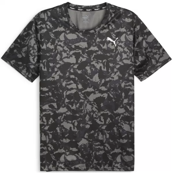  Мъжка тениска PUMA TRAIN FAV AOP TEE 525169-01 ЧЕРЕН 