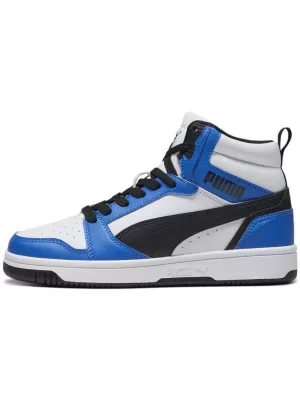 Детски обувки PUMA REBOUND V6 MID JR 393831-06 БЯЛО