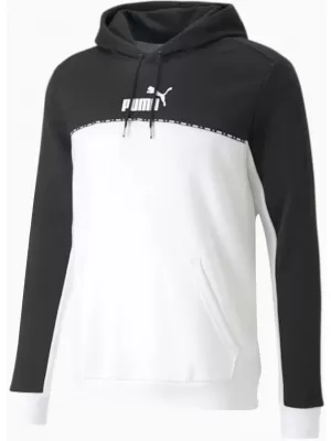 Мъжки суичър PUMA ESS BLOCK X TAPE HOODIE 675173-01 ЧЕРЕН