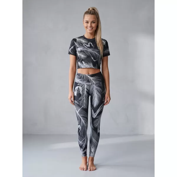  Дамски дълъг премиум клин ALTISPORT VOJ/ALW001LEG01 ЧЕРЕН/СИВ 