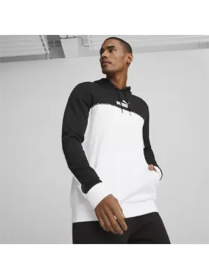 Мъжки суичър PUMA ESS BLOCK X TAPE HOODIE 675173-01 ЧЕРЕН