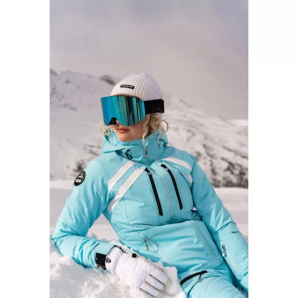  Дамско ски яке NORDBLANC CREVASSE NBWJL7932 СВЕТЛО СИНЬО 