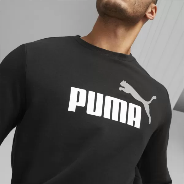  Мъжки суичър PUMA ESS+ 2 COL BIG LOGO CREW 586763-61 ЧЕРЕН 