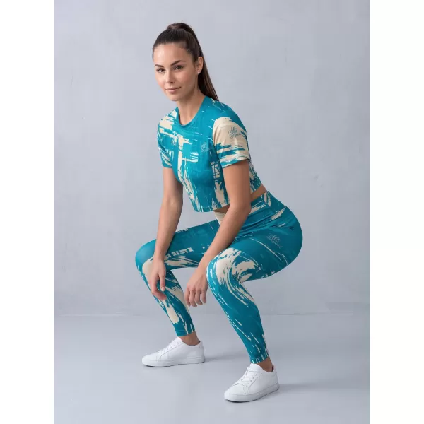  Дамски дълъг премиум клин ALTISPORT VOJ/ALW010LEG01 КЕРОСИН/КАФЯВ 