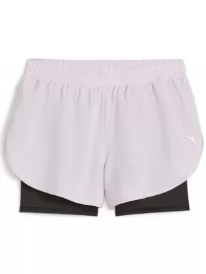 Дамски шорти PUMA RUN FAV WOVEN 2IN1 SHORT W 523181-60 ЧЕРЕН