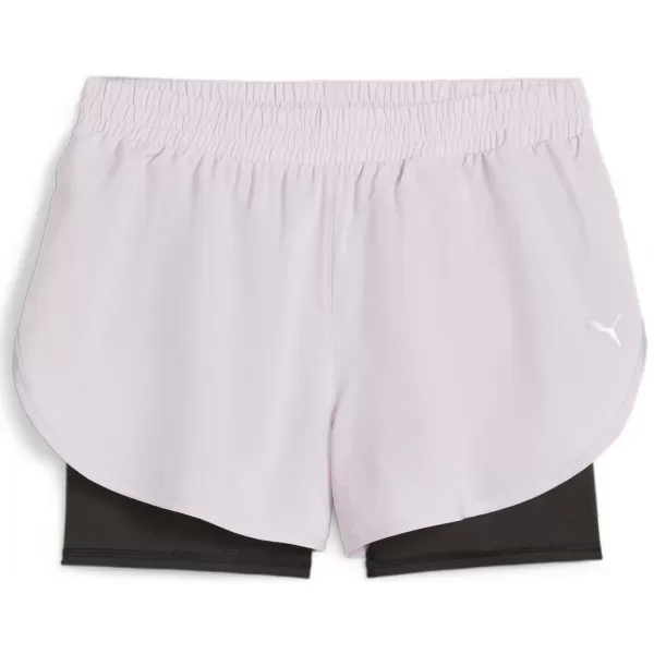  Дамски шорти PUMA RUN FAV WOVEN 2IN1 SHORT W 523181-60 ЧЕРЕН 