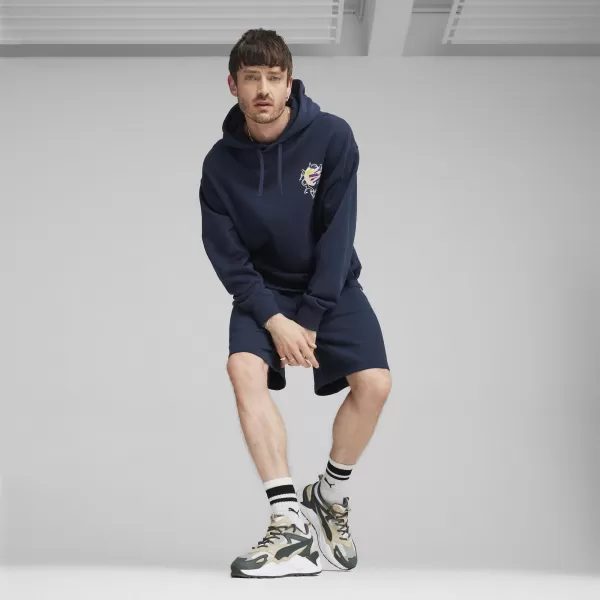  Мъжки суичър PUMA DOWNTOWN GRAPHIC HOODIE 624361-14 СИНЬО 