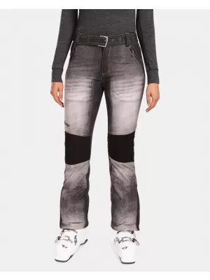 Дамски софтшел ски панталон KILPI JEANSO-W UL0409KI ЧЕРЕН