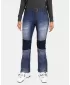 Дамски софтшел ски панталон KILPI JEANSO-W UL0409KI ТЪМНО СИНЬО