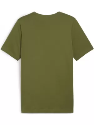 Мъжка тениска PUMA ESS+ 2 COL LOGO TEE 586759-35 ЗЕЛЕНО