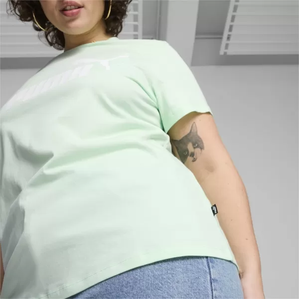 Дамска тениска PUMA ESS LOGO TEE 586775-90 ЗЕЛЕНО 