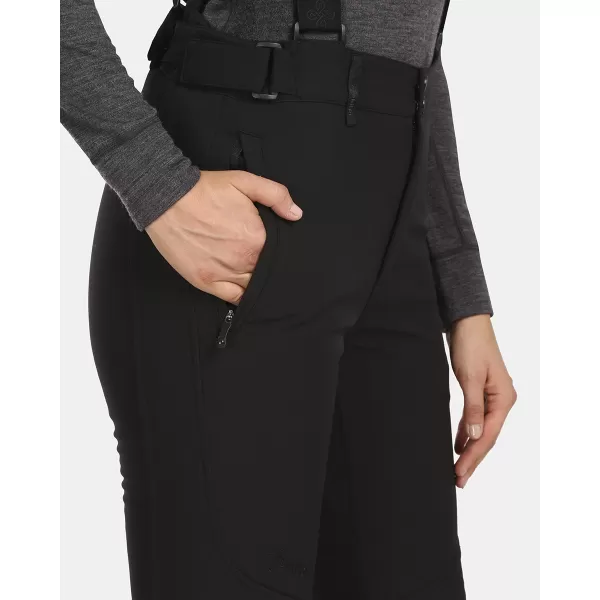  Дамски софтшел ски панталон KILPI RHEA-W UL0407KI ЧЕРЕН 