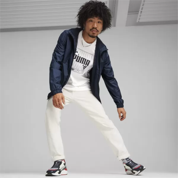  Мъжка ветровка PUMA ESS SOLID WINDBREAKER 847484-14 СИНЬО 