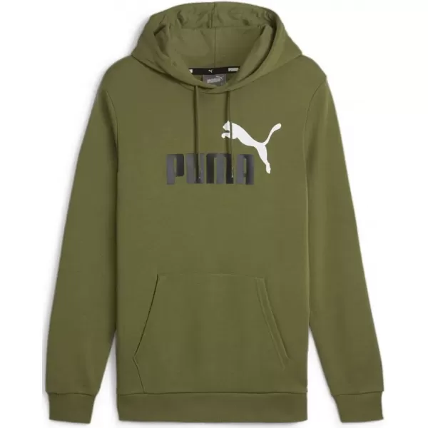  Мъжки суичър PUMA ESS+ 2 COL BIG LOGO HOODIE 586765-35 ЗЕЛЕНО 