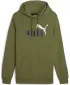 Мъжки суичър PUMA ESS+ 2 COL BIG LOGO HOODIE 586765-35 ЗЕЛЕНО