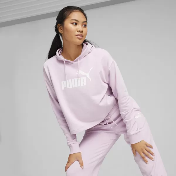  Дамски суичър PUMA ESS CROPPED LOGO HOODIE TR 586870-60 РОЗОВО 